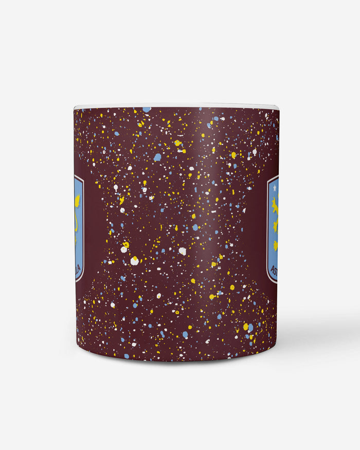 Aston Villa FC Paint Splatter Mug FOCO - FOCO.com | UK & IRE