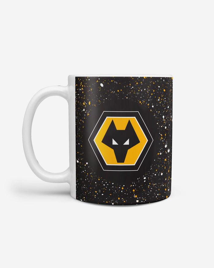 Wolverhampton Wanderers FC Paint Splatter Mug FOCO - FOCO.com | UK & IRE