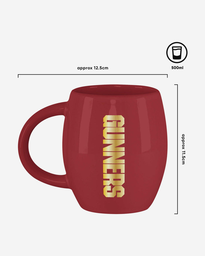 Arsenal FC Metallic Slogan Tea Tub Mug FOCO - FOCO.com | UK & IRE