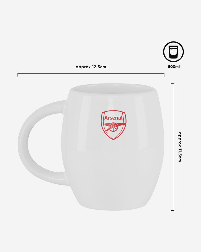 Arsenal FC White Tea Tub Mug FOCO - FOCO.com | UK & IRE