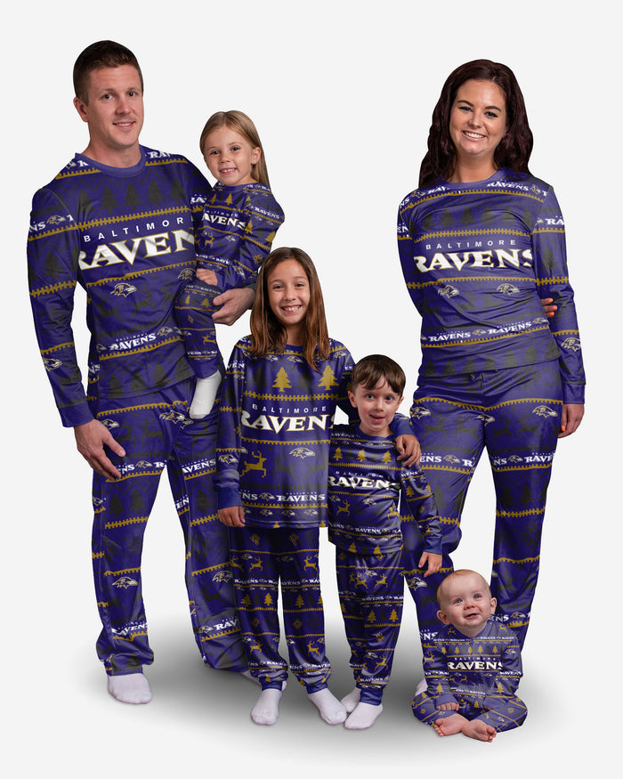 Baltimore Ravens Family Holiday Pyjamas FOCO - FOCO.com | UK & IRE