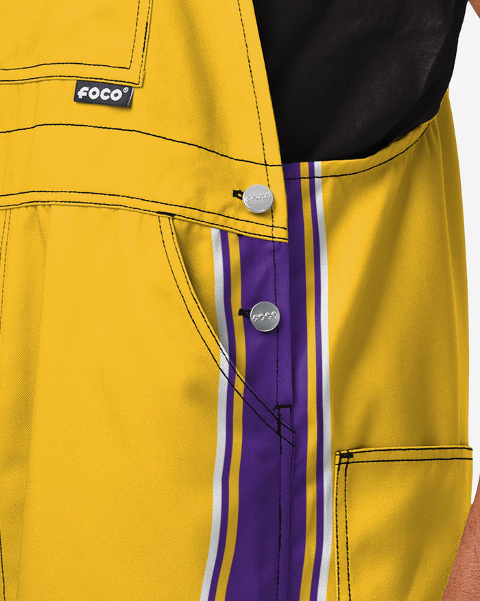 Los Angeles Lakers Mens Team Stripe Bib Dungarees FOCO - FOCO.com | UK & IRE
