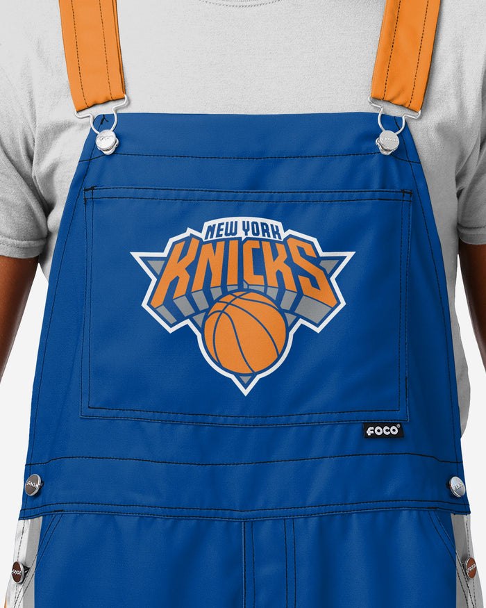 New York Knicks Mens Team Stripe Bib Dungarees FOCO - FOCO.com | UK & IRE
