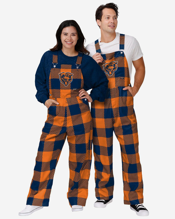 Chicago Bears Womens Plaid Bib Dungarees FOCO - FOCO.com | UK & IRE