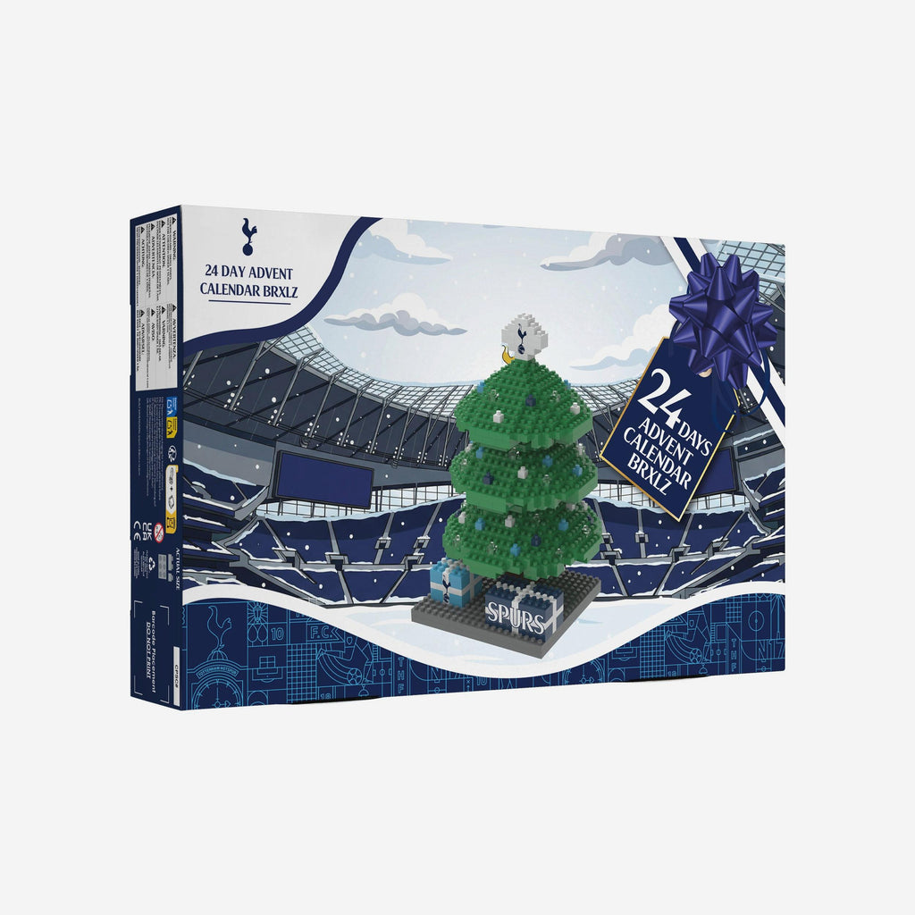 Tottenham Hotspur FC BRXLZ Tree Advent Calendar FOCO - FOCO.com | UK & IRE