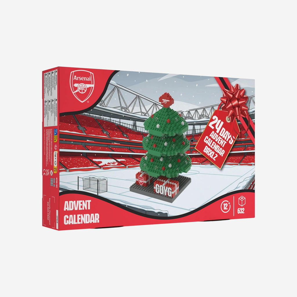 Arsenal FC BRXLZ Tree Advent Calendar FOCO - FOCO.com | UK & IRE