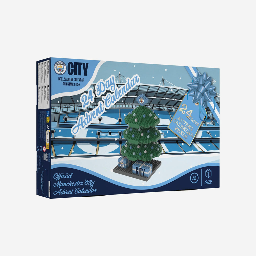 Manchester City FC BRXLZ Tree Advent Calendar FOCO - FOCO.com | UK & IRE