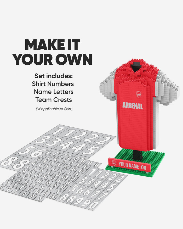 Arsenal FC Personalised BRXLZ Home Shirt FOCO - FOCO.com | UK & IRE