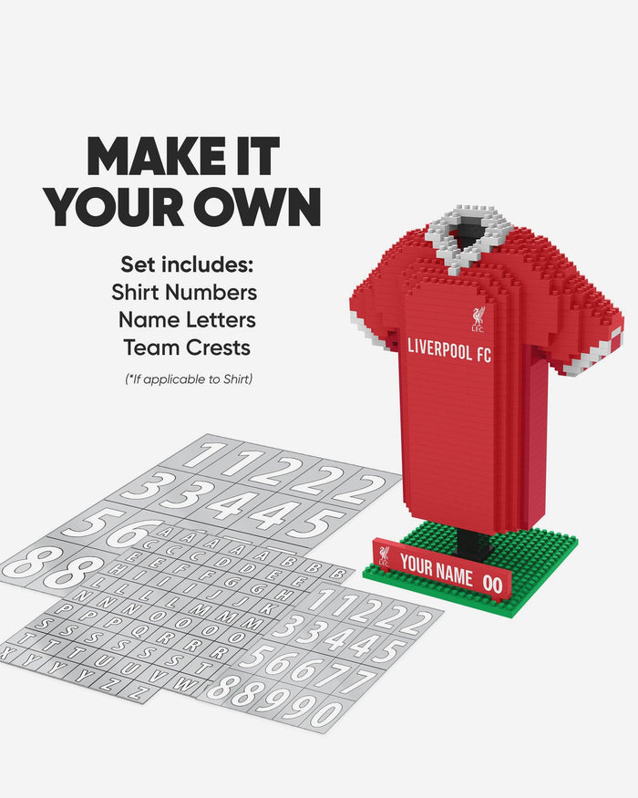 Liverpool FC Personalised BRXLZ Home Shirt FOCO - FOCO.com | UK & IRE
