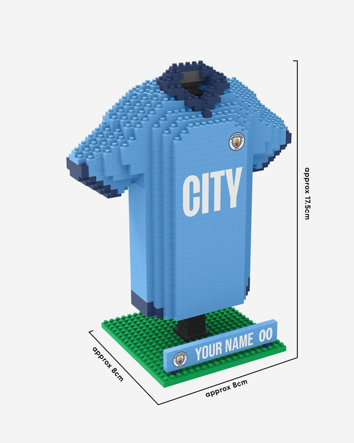 Manchester City FC Personalised BRXLZ Home Shirt FOCO - FOCO.com | UK & IRE