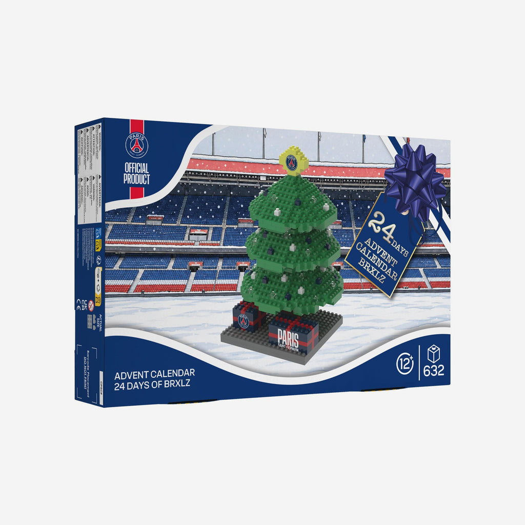 Paris Saint-Germain FC BRXLZ Tree Advent Calendar FOCO - FOCO.com | UK & IRE