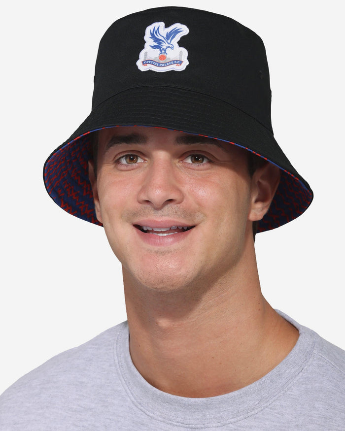 Crystal Palace FC Pixel Reversible Bucket Hat FOCO - FOCO.com | UK & IRE