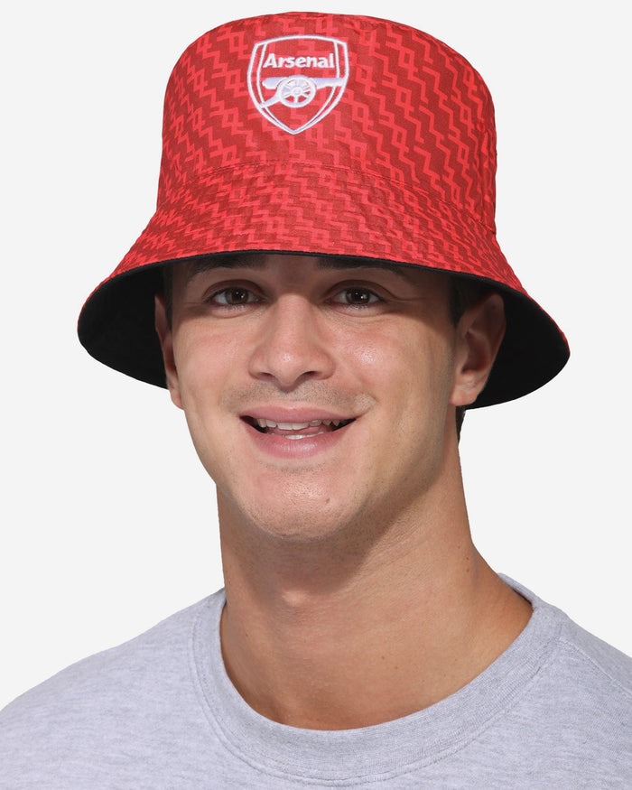 Arsenal FC Pixel Reversible Bucket Hat FOCO - FOCO.com | UK & IRE