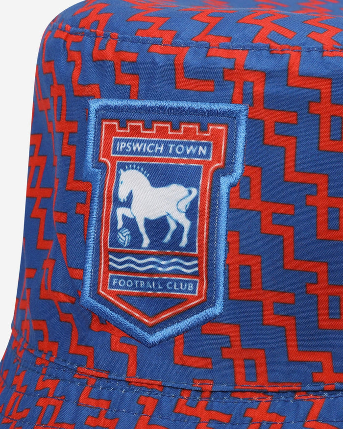 Ipswich Town FC Pixel Reversible Bucket Hat FOCO - FOCO.com | UK & IRE