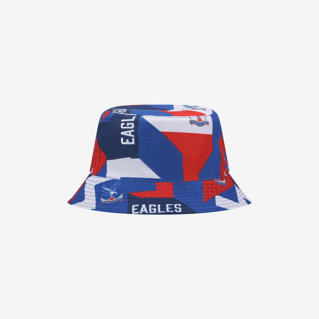 Crystal Palace FC Geo Reversible Bucket Hat FOCO - FOCO.com | UK & IRE