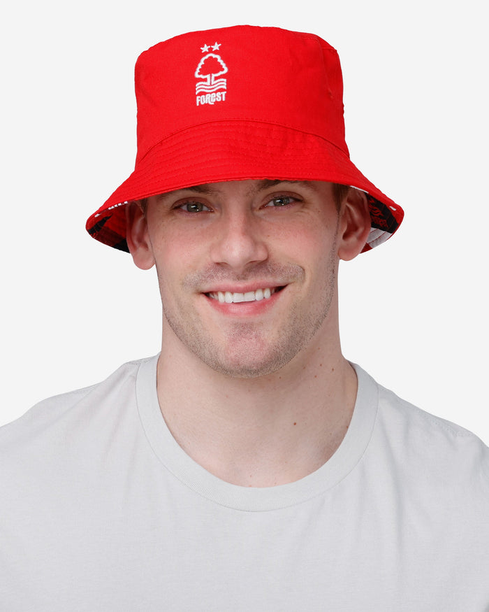 Nottingham Forest FC Geo Reversible Bucket Hat FOCO - FOCO.com | UK & IRE