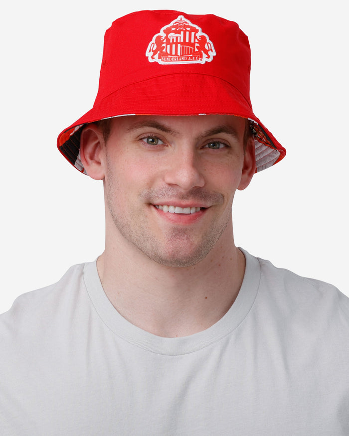 Sunderland AFC Geo Reversible Bucket Hat FOCO - FOCO.com | UK & IRE