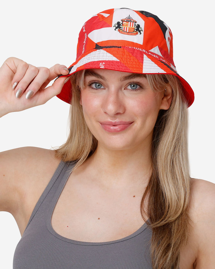 Sunderland AFC Geo Reversible Bucket Hat FOCO - FOCO.com | UK & IRE