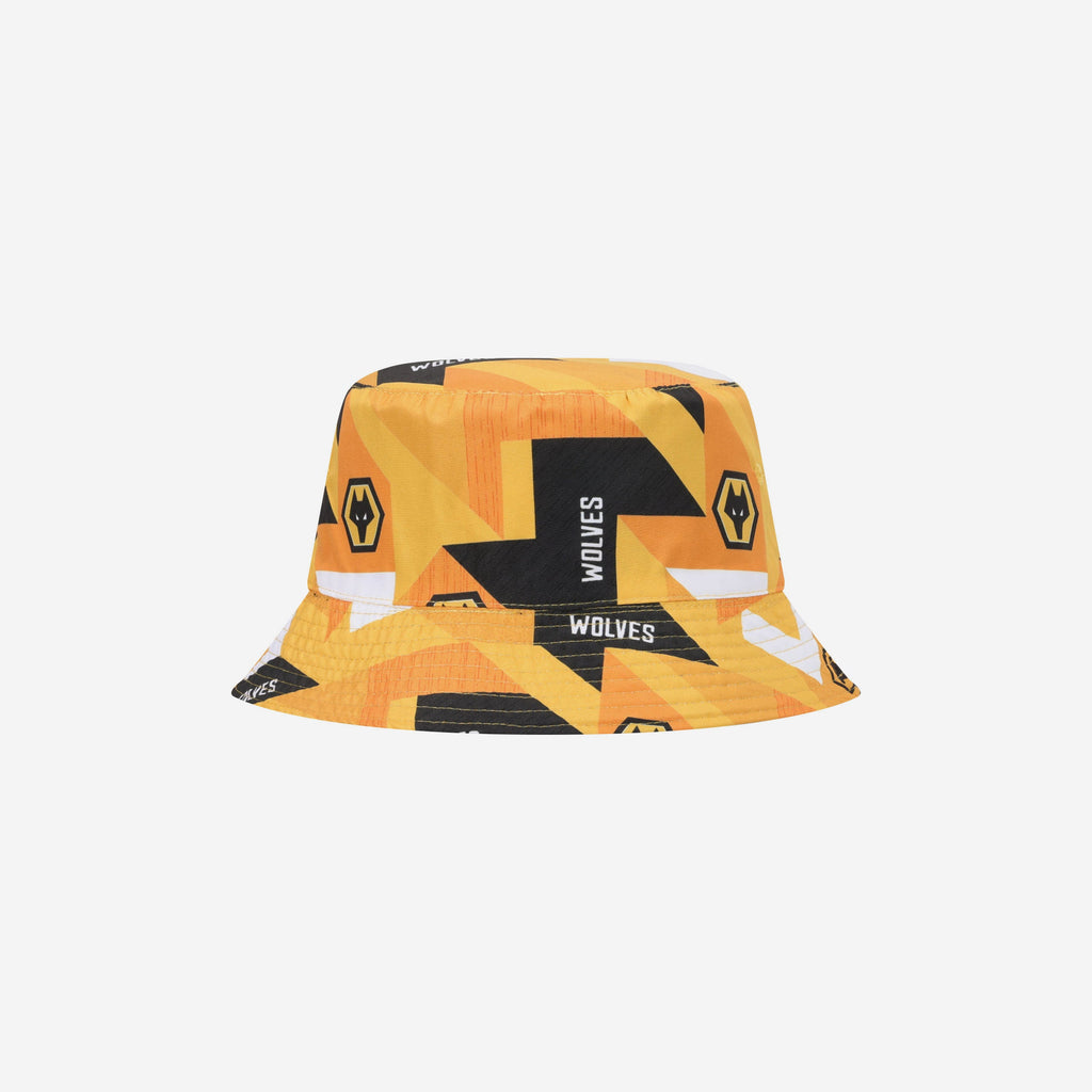 Wolverhampton Wanderers FC Geo Reversible Bucket Hat FOCO - FOCO.com | UK & IRE