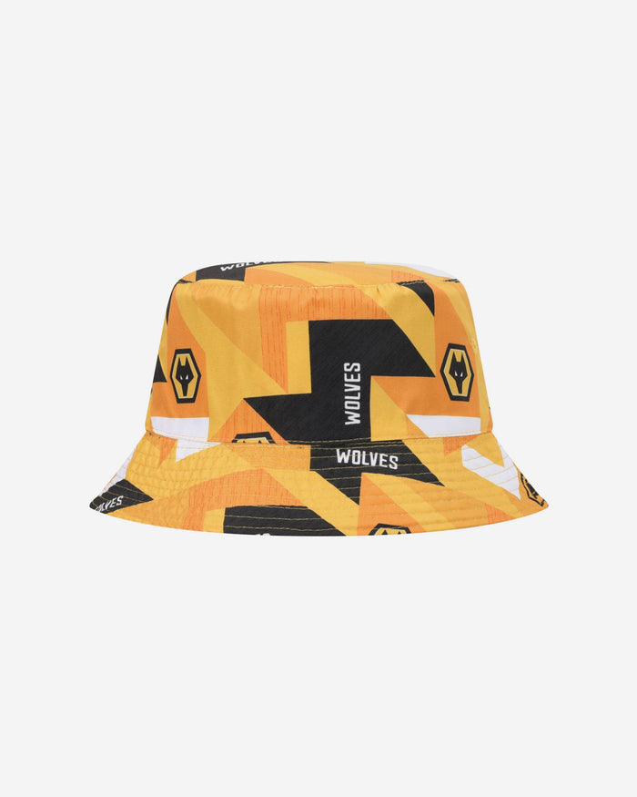 Wolverhampton Wanderers FC Geo Reversible Bucket Hat FOCO - FOCO.com | UK & IRE