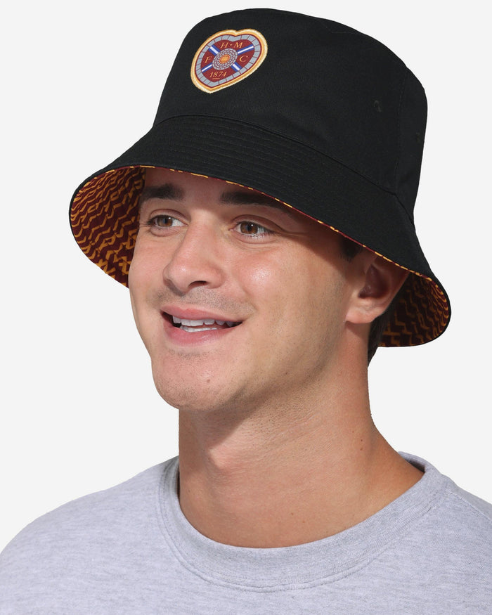 Heart of Midlothian FC Pixel Reversible Bucket Hat FOCO - FOCO.com | UK & IRE