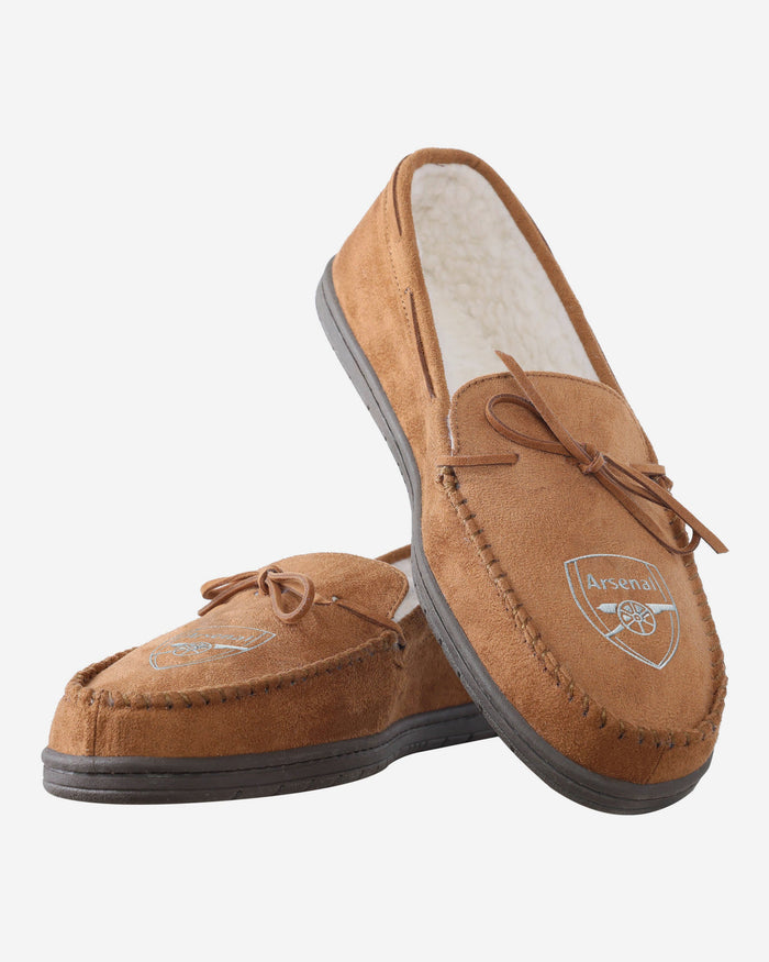 Arsenal FC Suede Moccasin Slipper FOCO - FOCO.com | UK & IRE