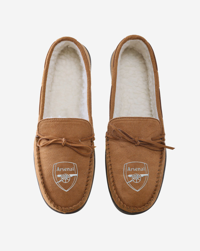 Arsenal FC Suede Moccasin Slipper FOCO - FOCO.com | UK & IRE