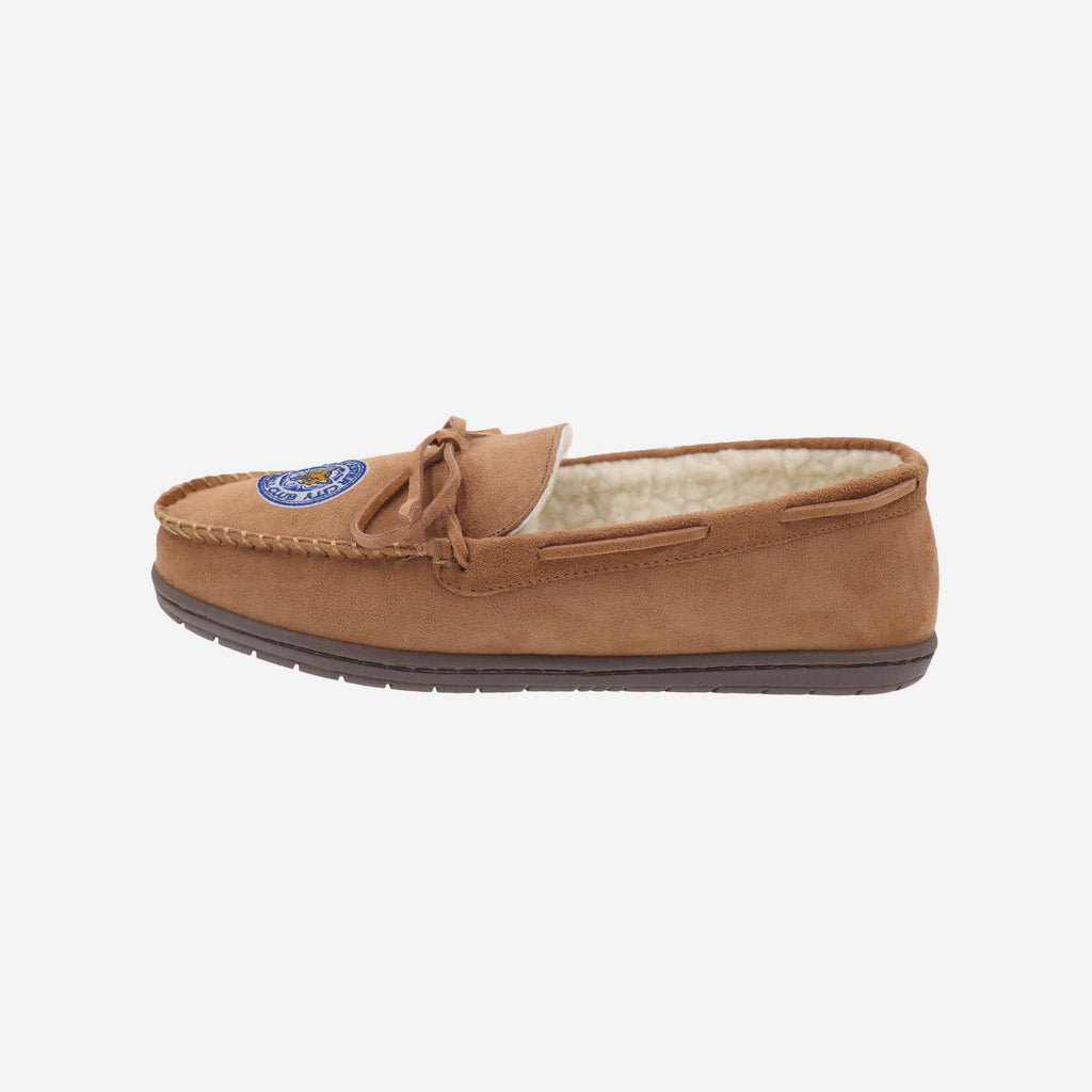 Leicester City Suede Moccasin Slipper FOCO S - FOCO.com | UK & IRE