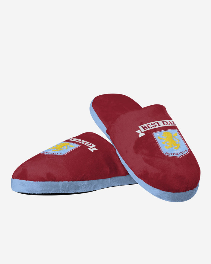 Aston Villa FC Best Dad Slippers FOCO - FOCO.com | UK & IRE