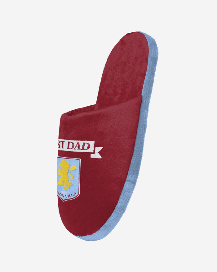 Aston Villa FC Best Dad Slippers FOCO - FOCO.com | UK & IRE