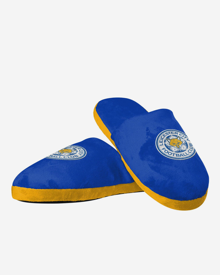 Leicester City Split Colour Slide Slipper FOCO - FOCO.com | UK & IRE