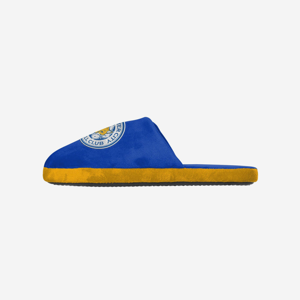 Leicester City Split Colour Slide Slipper FOCO S - FOCO.com | UK & IRE