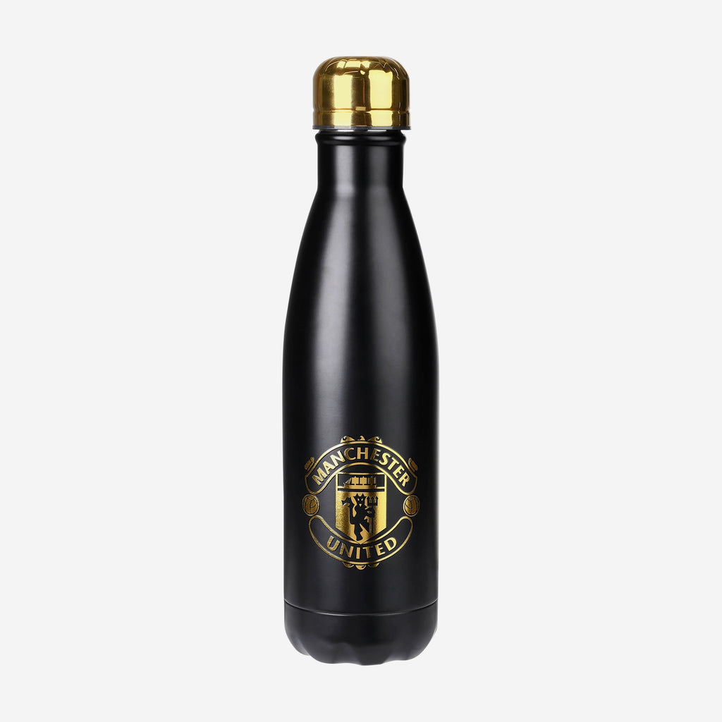 Manchester United FC Black & Gold Chill Water Bottle FOCO - FOCO.com | UK & IRE