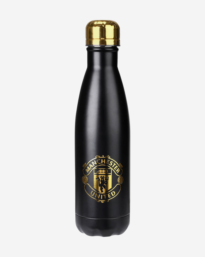 Manchester United FC Black & Gold Chill Water Bottle FOCO - FOCO.com | UK & IRE