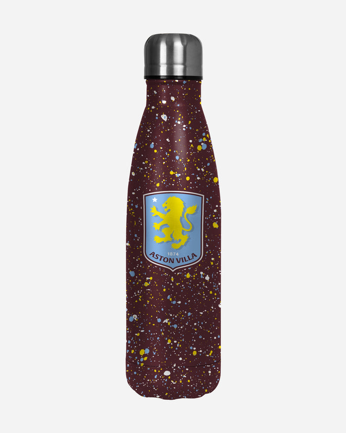 Aston Villa FC Paint Splatter Cool 500 mL Bottle FOCO - FOCO.com | UK & IRE