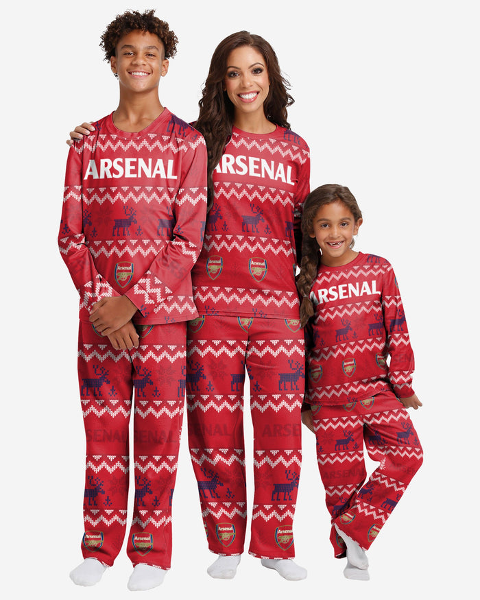 Arsenal FC Youth Ugly Pattern Family Holiday Pyjamas FOCO - FOCO.com | UK & IRE