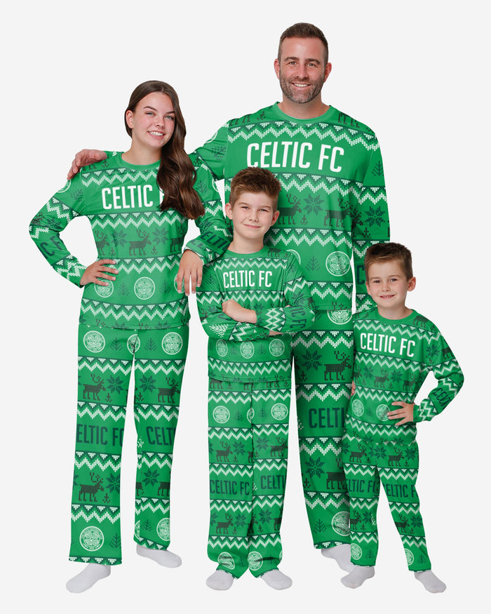 Celtic FC Youth Ugly Pattern Family Holiday Pyjamas FOCO - FOCO.com | UK & IRE