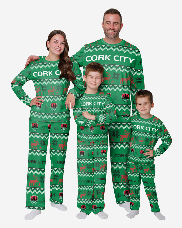 Cork City FC Youth Ugly Pattern Family Holiday Pyjamas FOCO - FOCO.com | UK & IRE