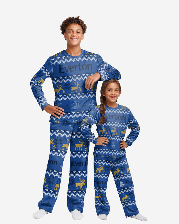 Everton FC Youth Ugly Pattern Family Holiday Pyjamas FOCO 4 - FOCO.com | UK & IRE