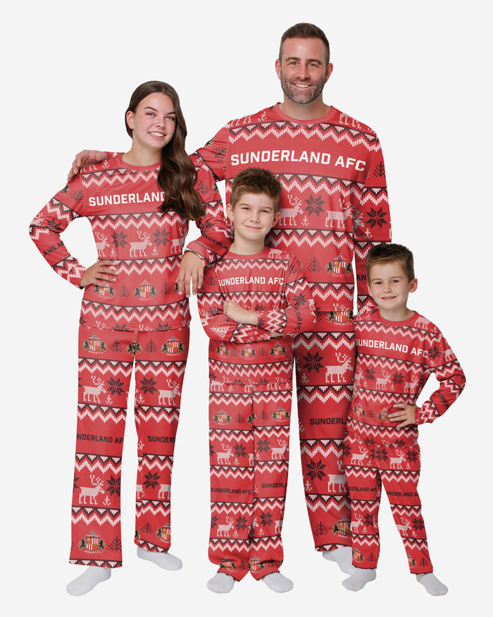 Sunderland AFC Youth Ugly Pattern Family Holiday Pyjamas FOCO - FOCO.com | UK & IRE