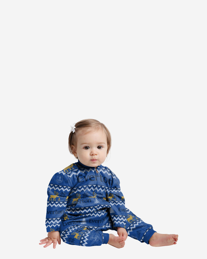 Everton FC Infant Ugly Pattern Family Holiday Pyjamas FOCO 12M - FOCO.com | UK & IRE