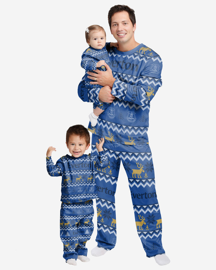 Everton FC Infant Ugly Pattern Family Holiday Pyjamas FOCO - FOCO.com | UK & IRE