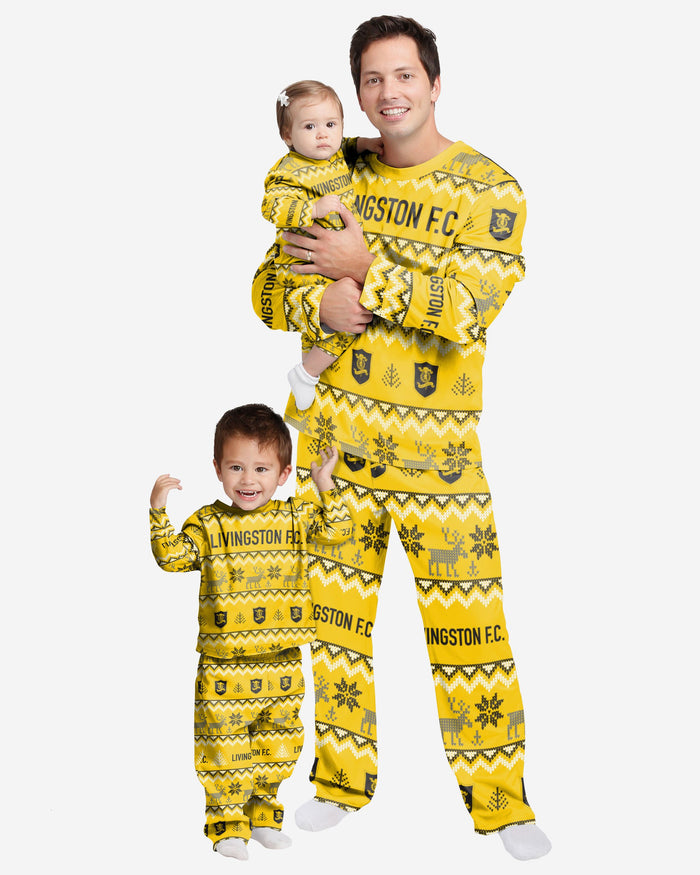 Livingston FC Infant Ugly Pattern Family Holiday Pyjamas FOCO - FOCO.com | UK & IRE