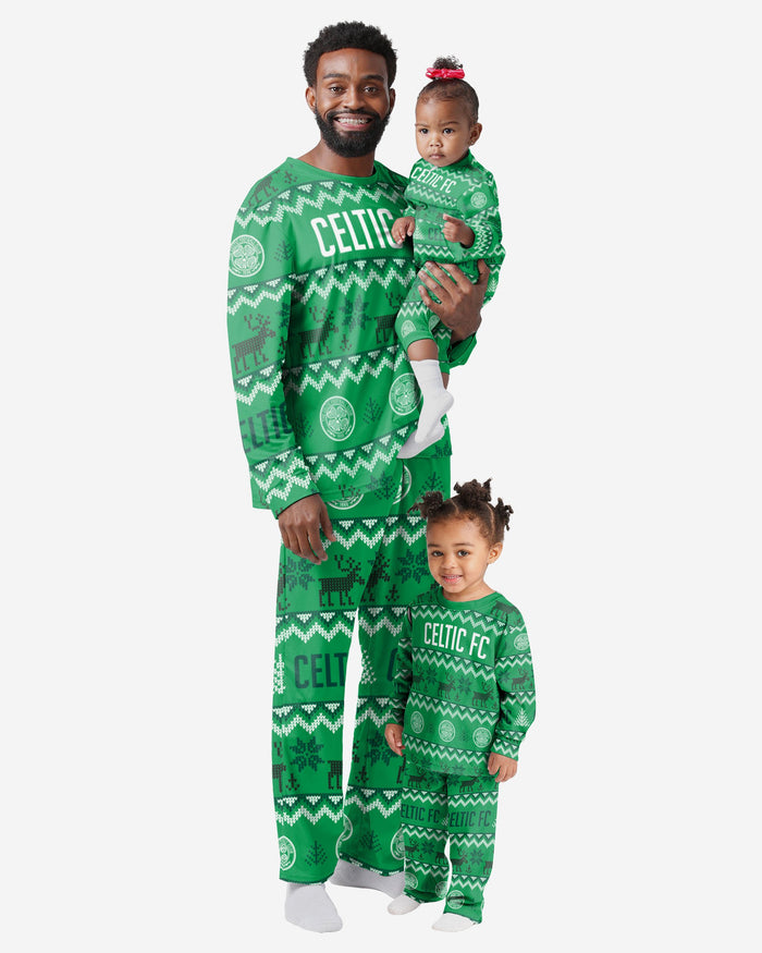 Celtic FC Toddler Ugly Pattern Family Holiday Pyjamas FOCO - FOCO.com | UK & IRE