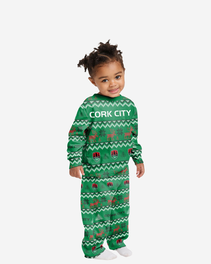 Cork City FC Toddler Ugly Pattern Family Holiday Pyjamas FOCO 2Y - FOCO.com | UK & IRE