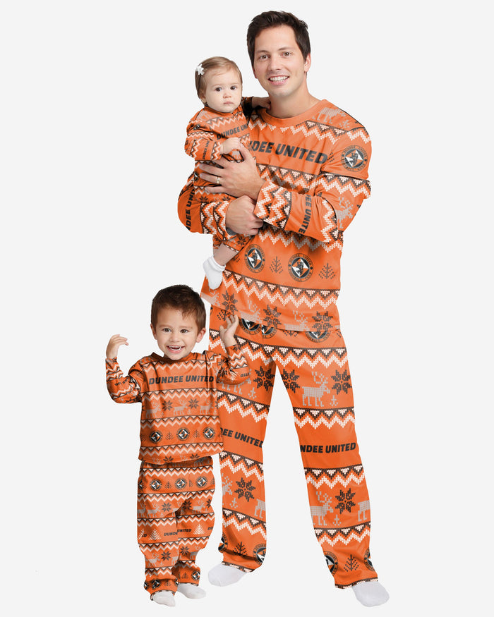 Dundee United FC Toddler Ugly Pattern Family Holiday Pyjamas FOCO - FOCO.com | UK & IRE