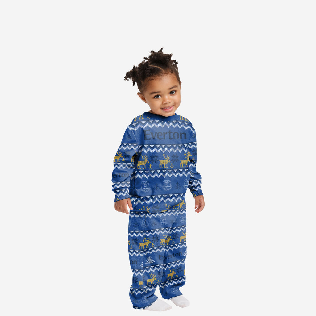 Everton FC Toddler Ugly Pattern Family Holiday Pyjamas FOCO 2Y - FOCO.com | UK & IRE