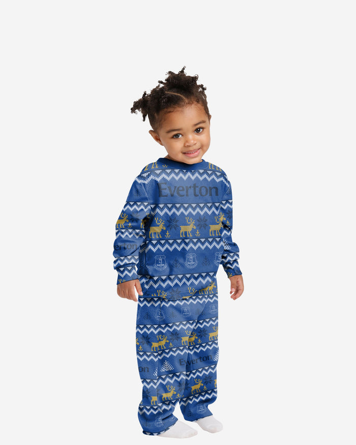 Everton FC Toddler Ugly Pattern Family Holiday Pyjamas FOCO 2Y - FOCO.com | UK & IRE