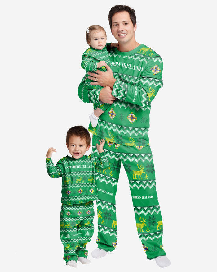 Northern Ireland Toddler Ugly Pattern Family Holiday Pyjamas FOCO - FOCO.com | UK & IRE