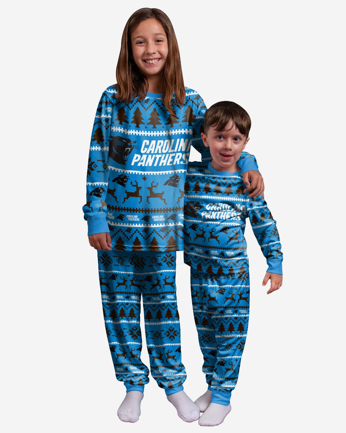 Carolina Panthers Youth Family Holiday Pyjamas FOCO 4 - FOCO.com | UK & IRE